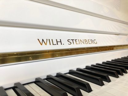Piano droit Wilh. Steinberg P-118 cm blanc – Image 3